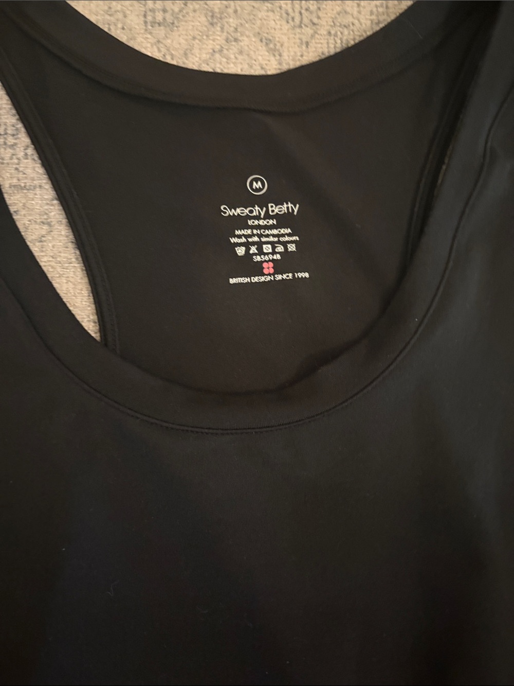 Sweaty Betty Black Scoop Neck Jumpsuit & Romper